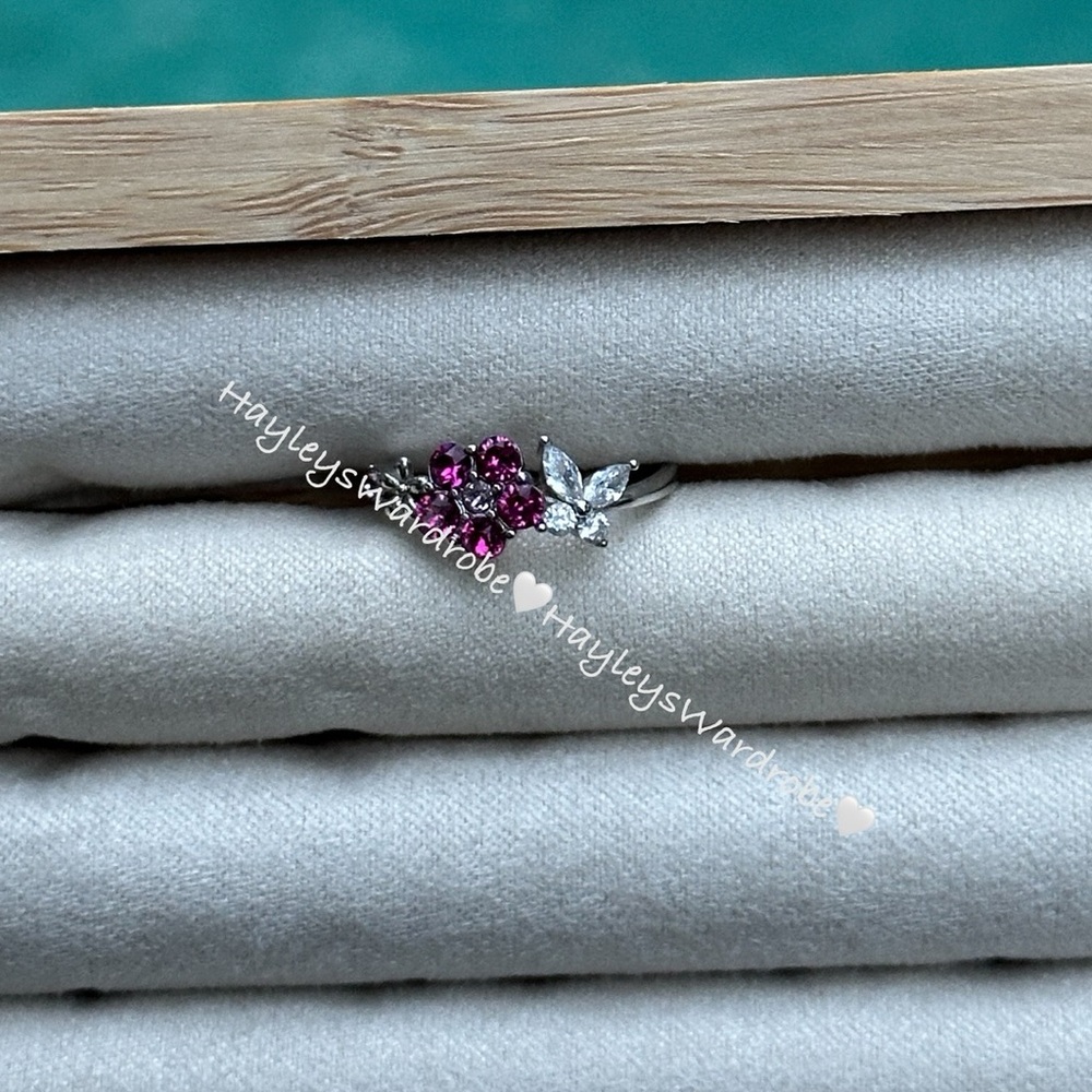 Flower & Butterfly Ring